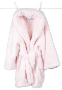 Robe de Chambre Rose Chenille - 2/4 ans